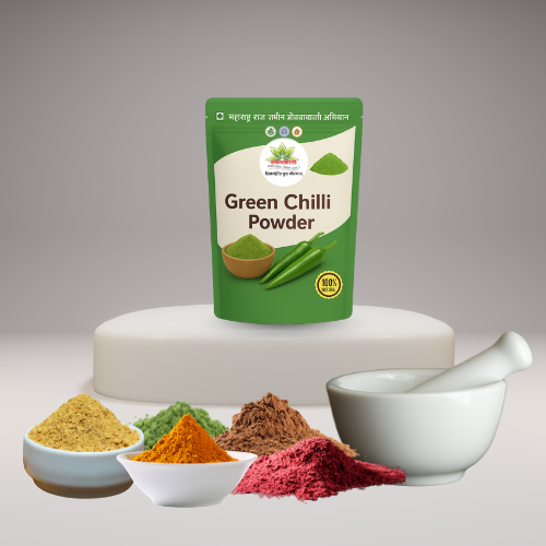Green Chilli Powder - Dehydrated Organic Powder